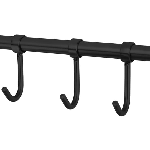 Hængende køkkenskinne Kroge Vægholder (7 kroge)