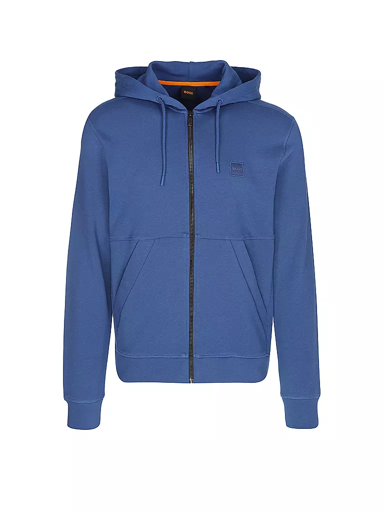 BOSS Sweatjacke ZETALKY blau
