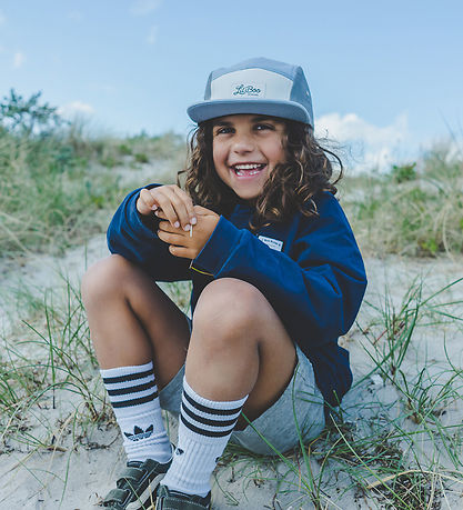 Lil' Boo Copenhagen Kappe - Block Cloud 5 - Blue/Grey/Off White