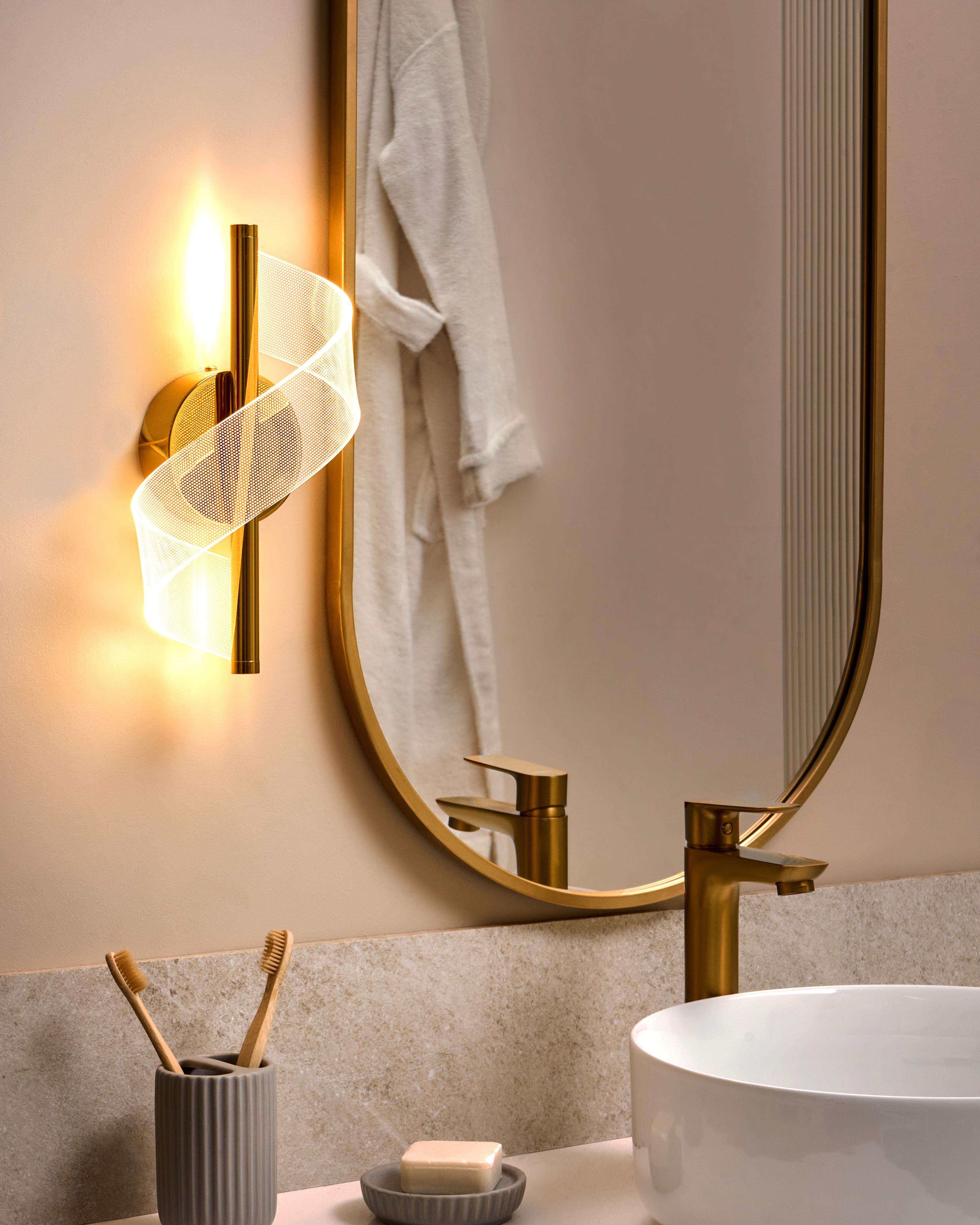 LED wandlamp SARELA Metaal Goud