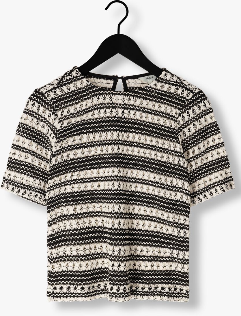 OBJECT zwarte object top objarthine s/s t-shirt