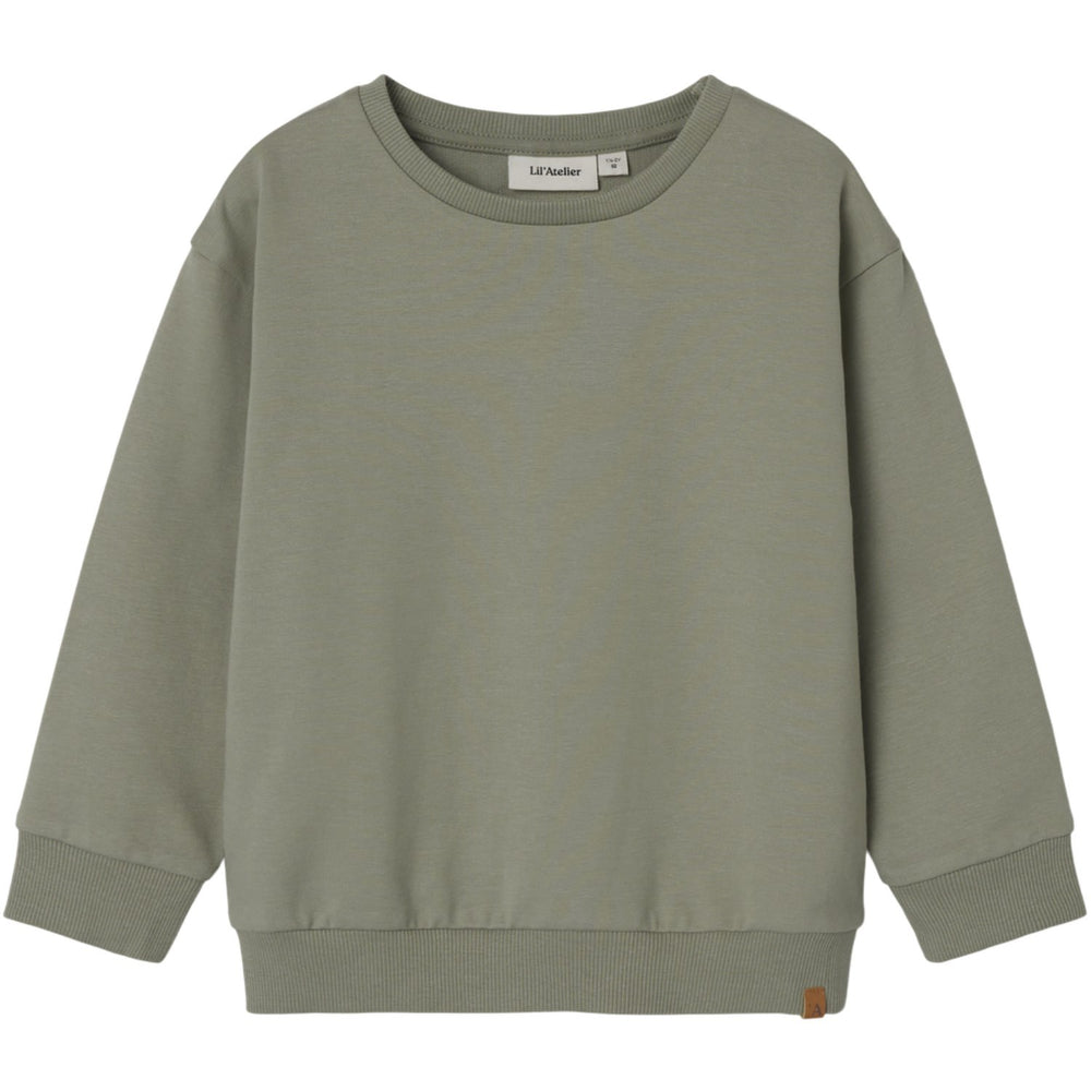 Køb Lil'Atelier Seagrass Nmmomads Ls Loose Sweat Lil