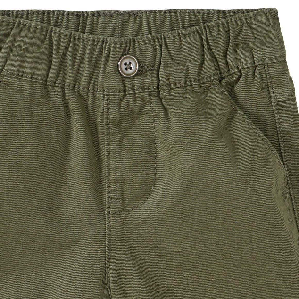 Topomini Baby Shorts in unifarben dunkelgrün