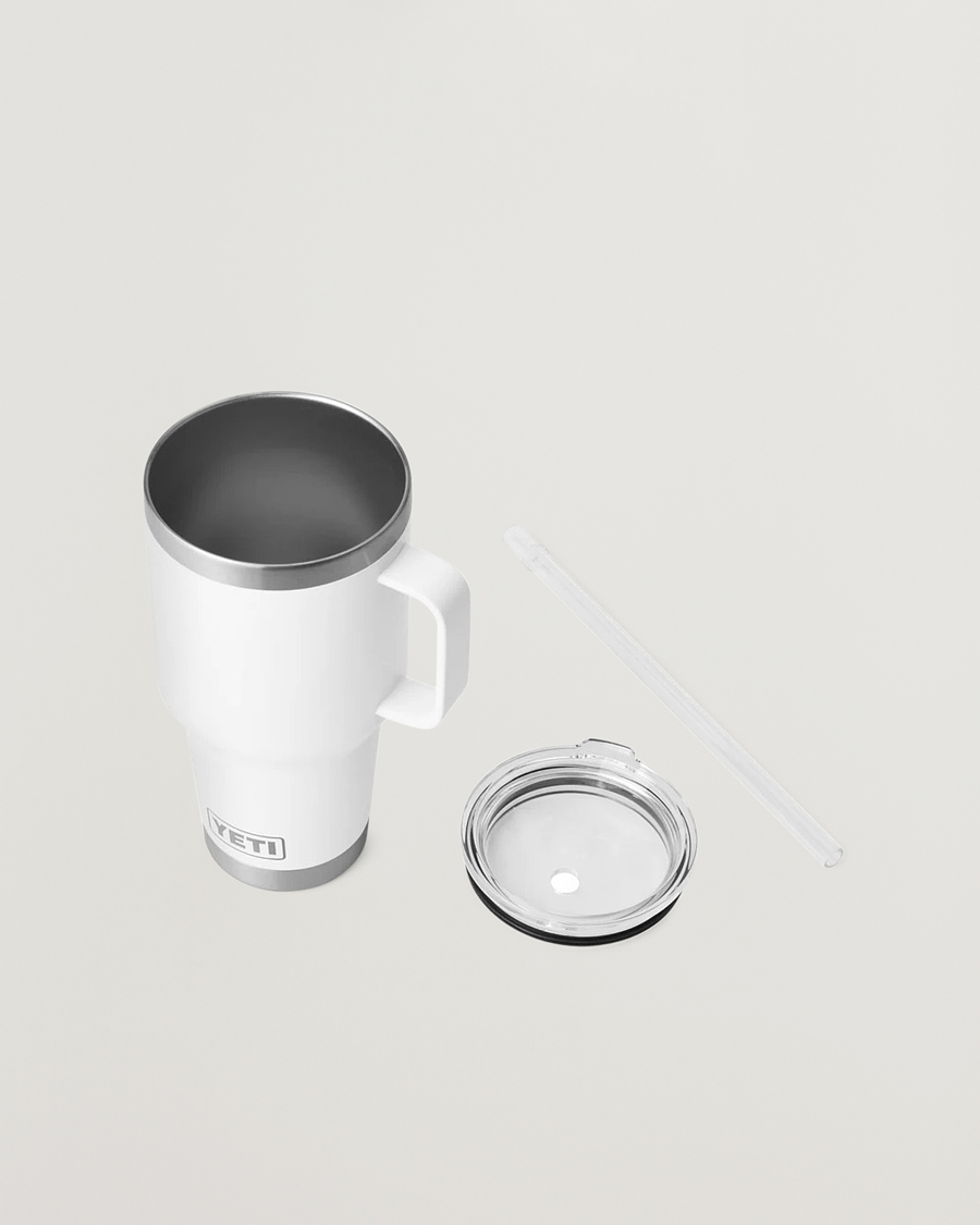 YETI Rambler 35 Oz Straw Mug White