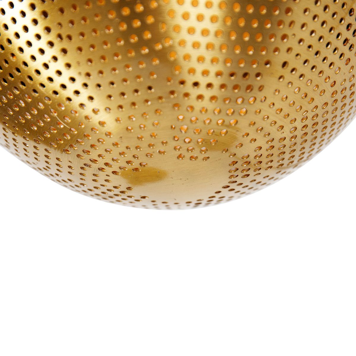 Industriële hanglamp zwart met messing 5-lichts - Haicha