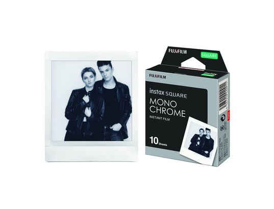 FUJIFILM - Appareil photo instantané Instax square sq10/sq6/sq1 monochrome (10 poses)