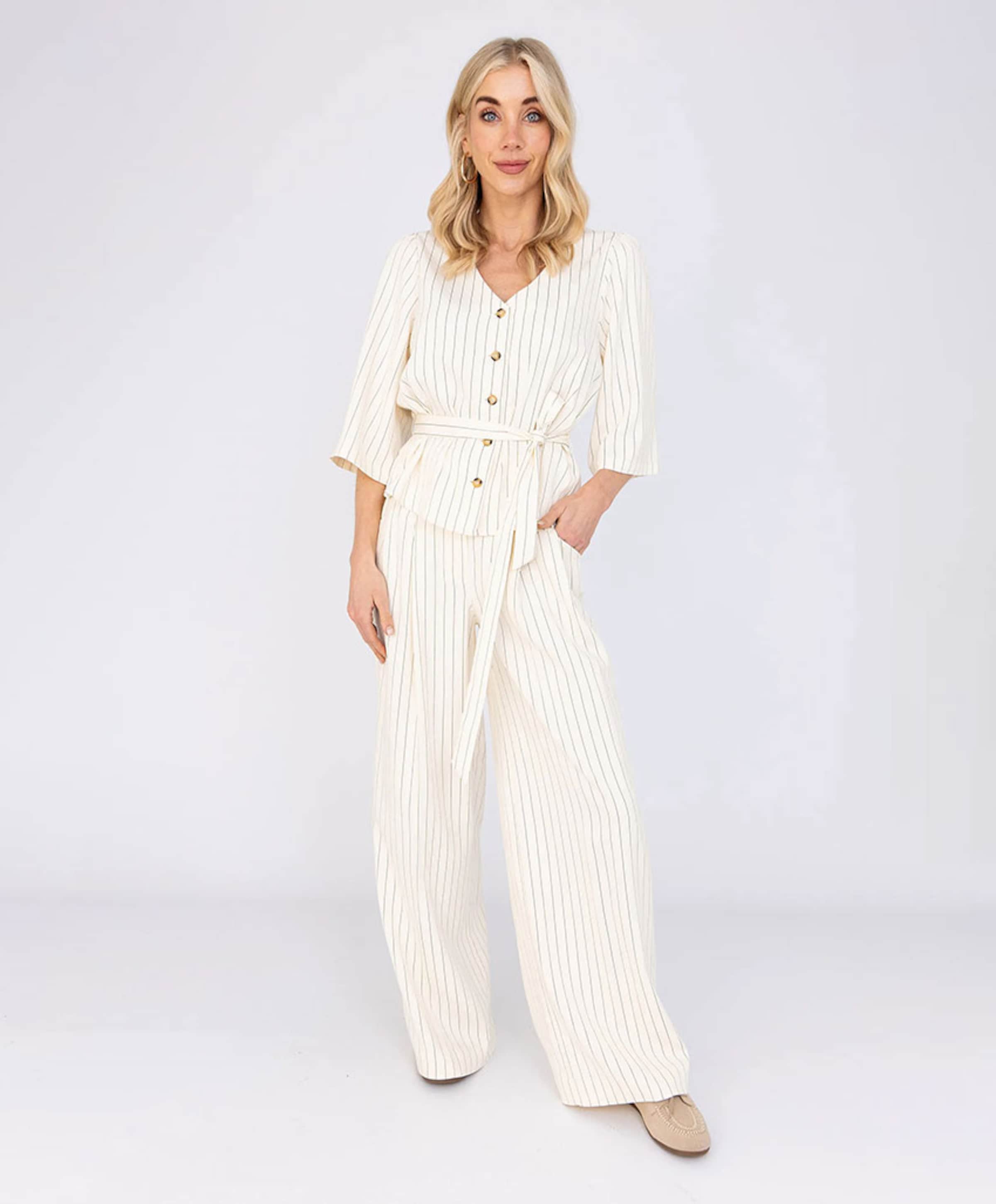 Anna Dames blouse ecru