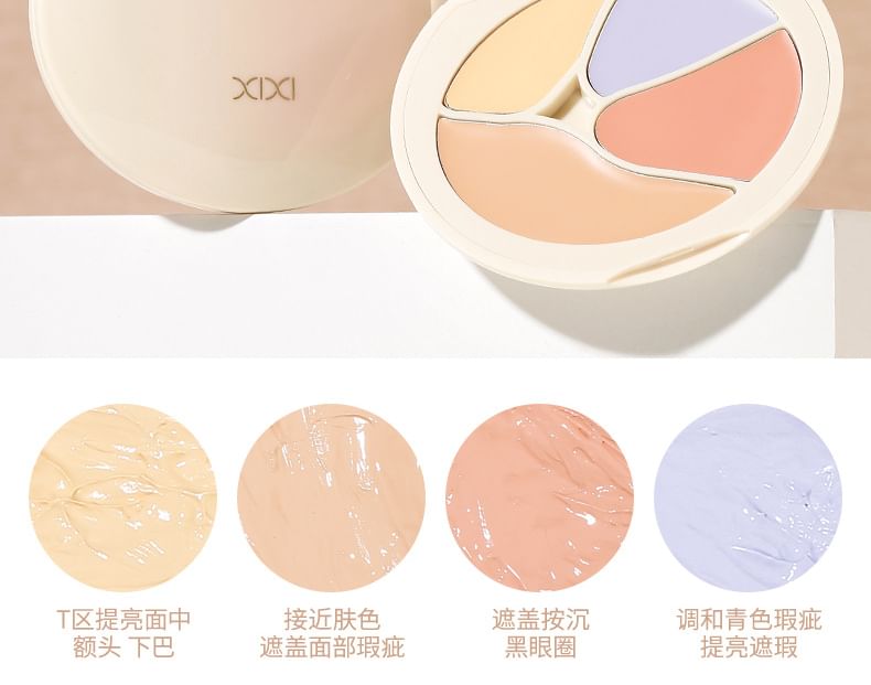 xixi - Lasting Makeup & Clear Four Color Concealer - (1-3)