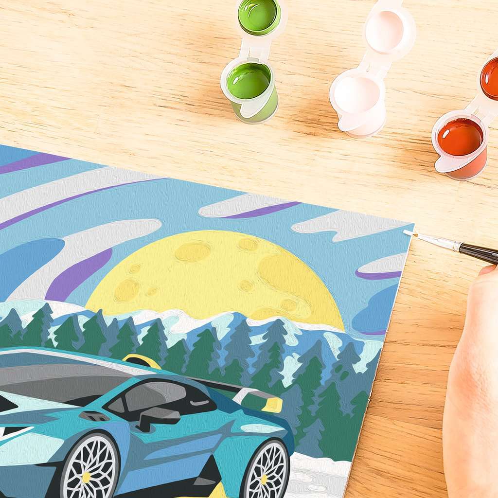 Ravensburger Spiel Blauer Lamborghini