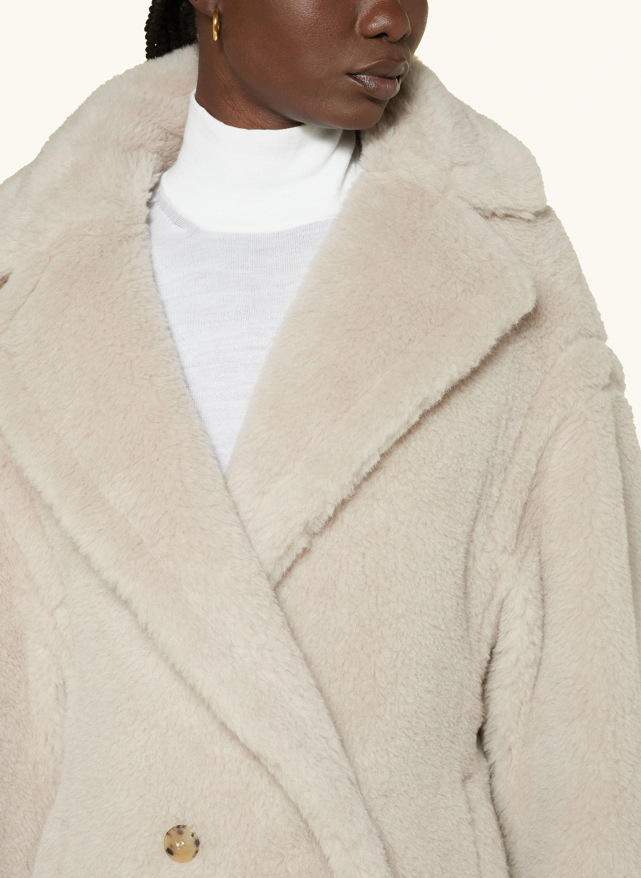 Max Mara Kunstfell-Mantel TEDGIRL mit Alpaka
