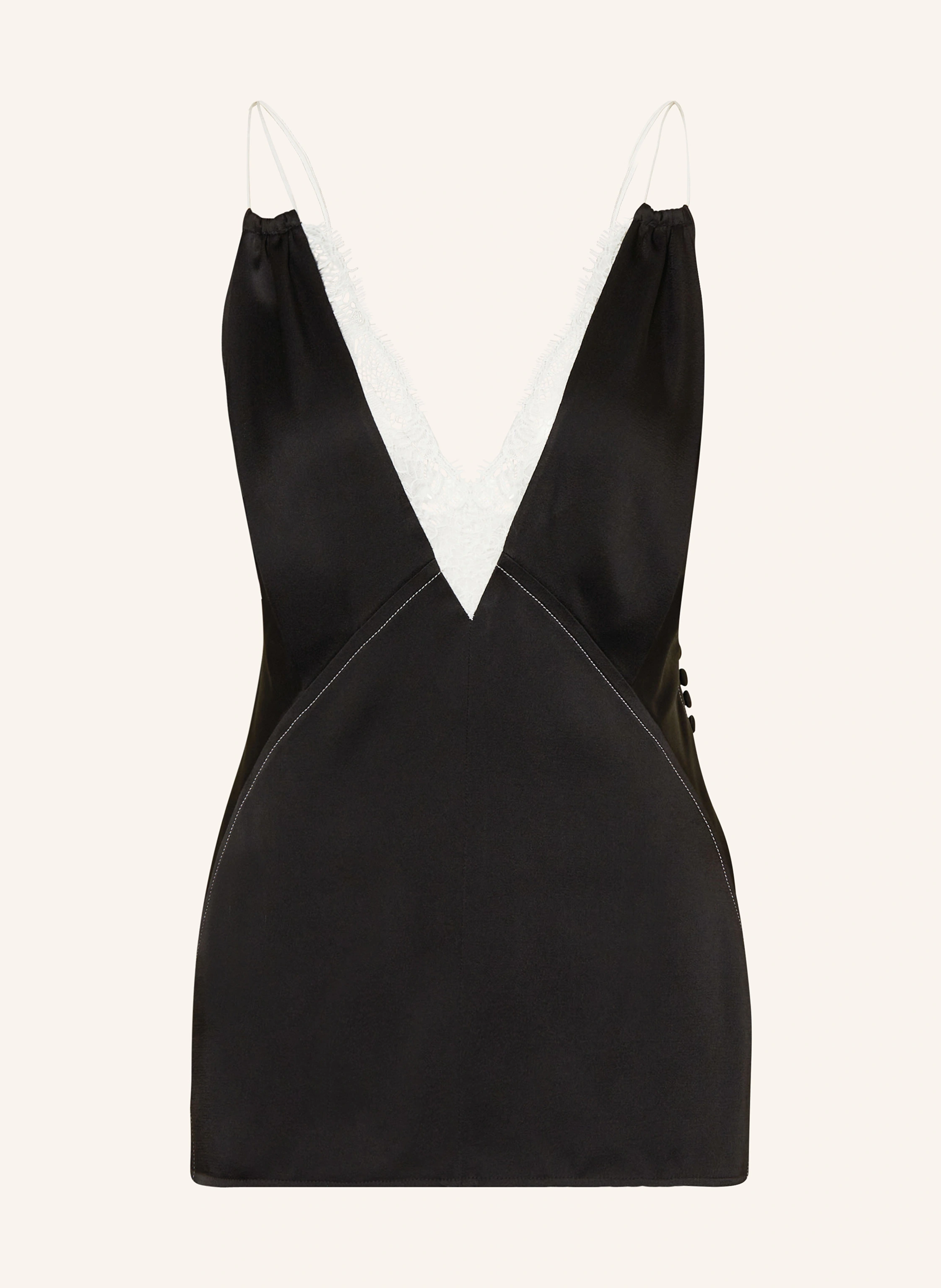 VICTORIA BECKHAM Top CAMI mit Spitzenbesatz