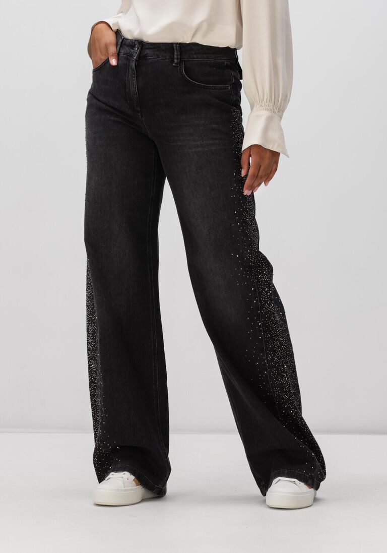 zwarte luisa cerano jeans 638751/4502-47