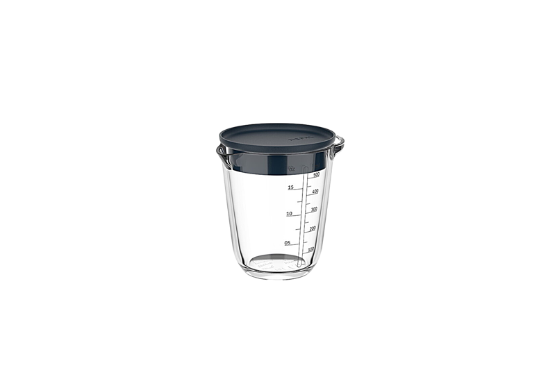 Maatbeker met Deksel Chef It Glas 500ml