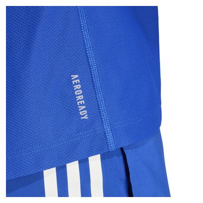 Maillot manches courtes adidas Own The Run Bleu Homme