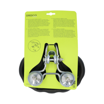 Dresco Urban XL fietszadel zwart