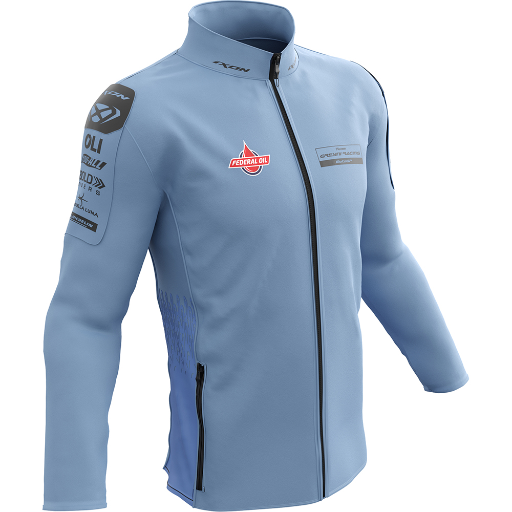 Ixon - Sweat zippé Gresini Racing 22 Bleu