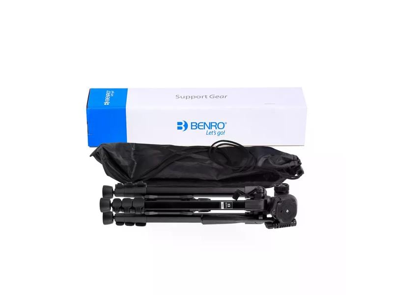 Benro Stativ T691 Kit Stabiles Stativ ideal für Einsteiger und Hobbyfotografen sowie Videofilmer