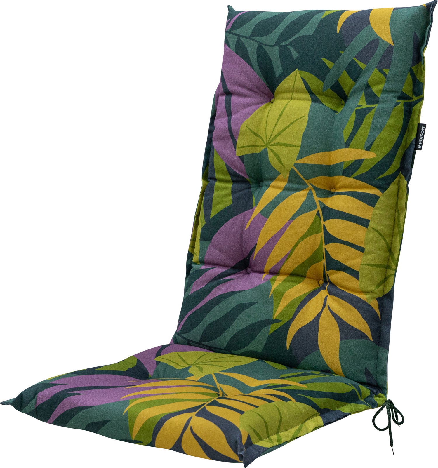 Madison tuinkussen hoge rug Iven groen 123 x 50 x 8 cm