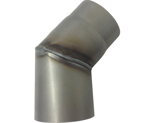 Kachelpijpbocht Ø120 mm 45° zonder deur, inbouw, ruw