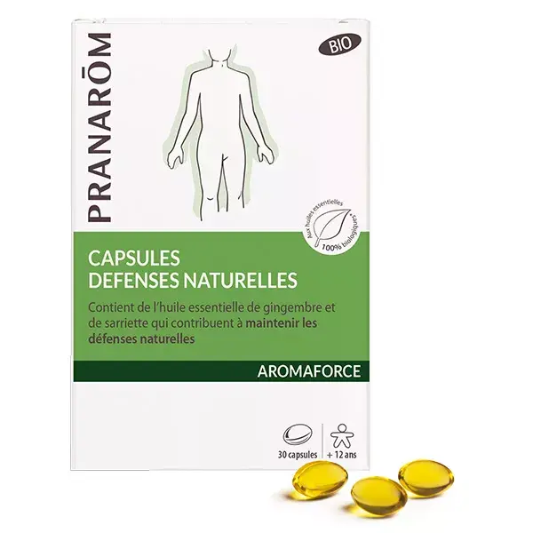 Pranarom Aromaforce Defesas Naturais Orgânicas 30 cápsulas