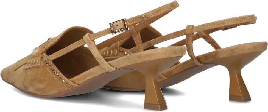 LODI Slingbacks Dames A-baikal Maat: 40 Materiaal: Suède Kleur: Camel