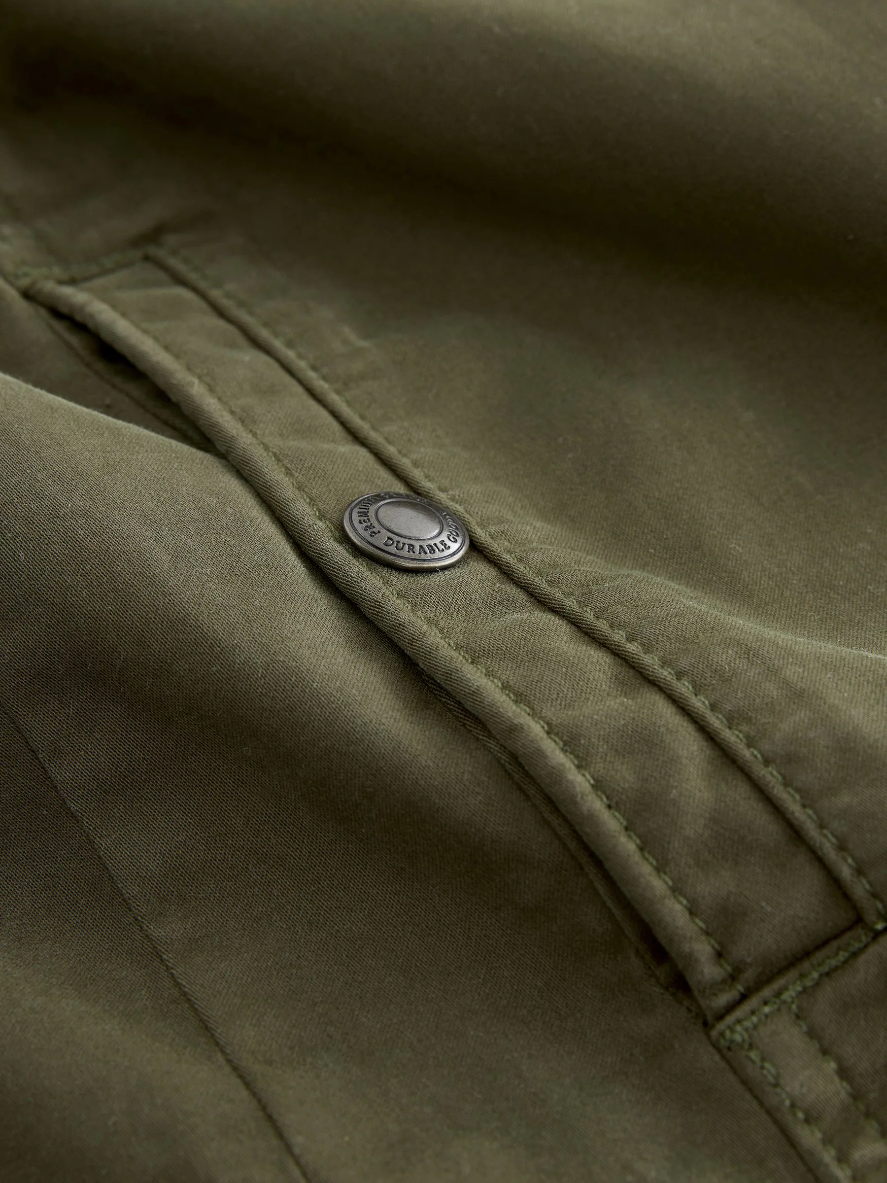 Kakigroen - Borg Lined Zip Through Funnel Jacket