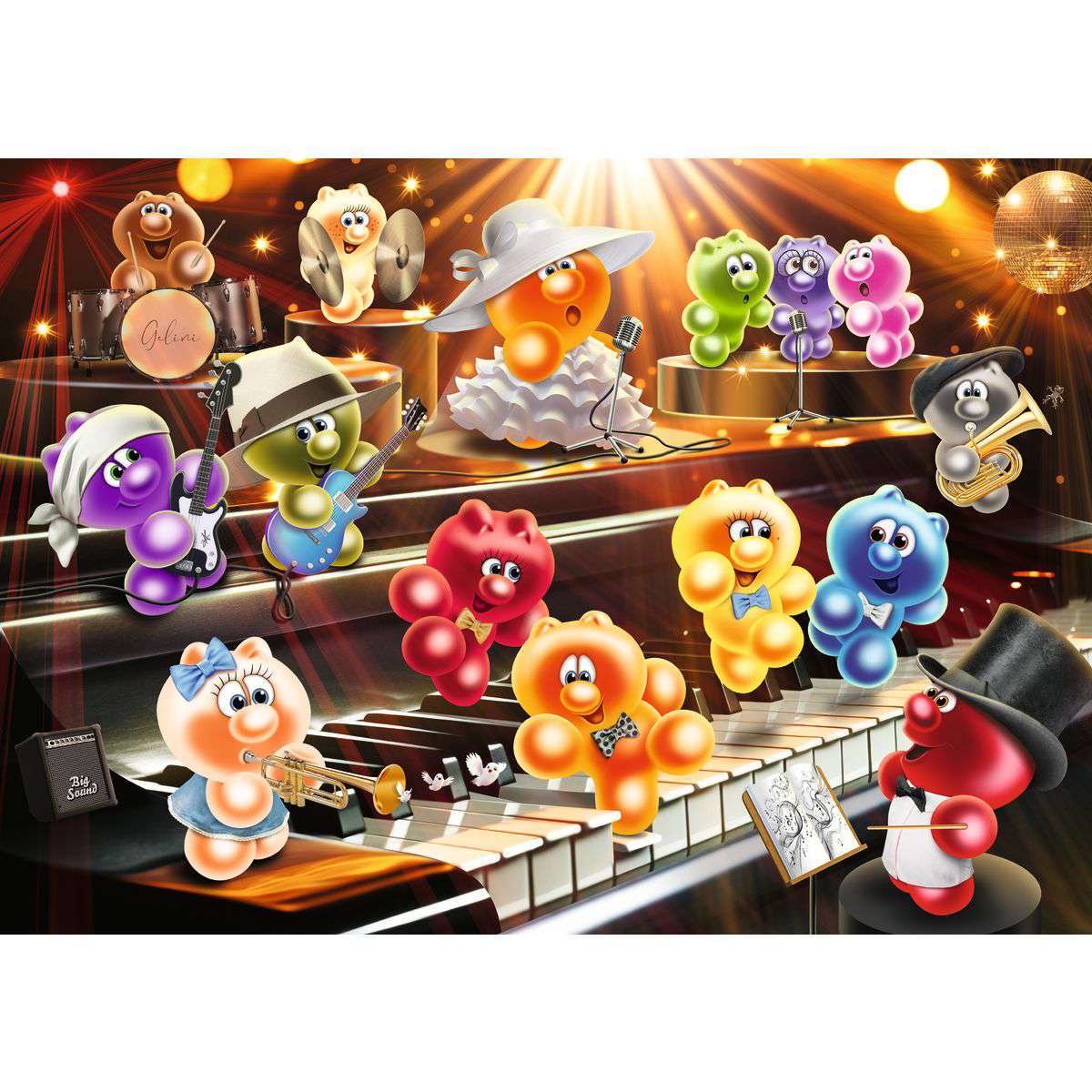 Ravensburger Spiel Gelini machen Musik