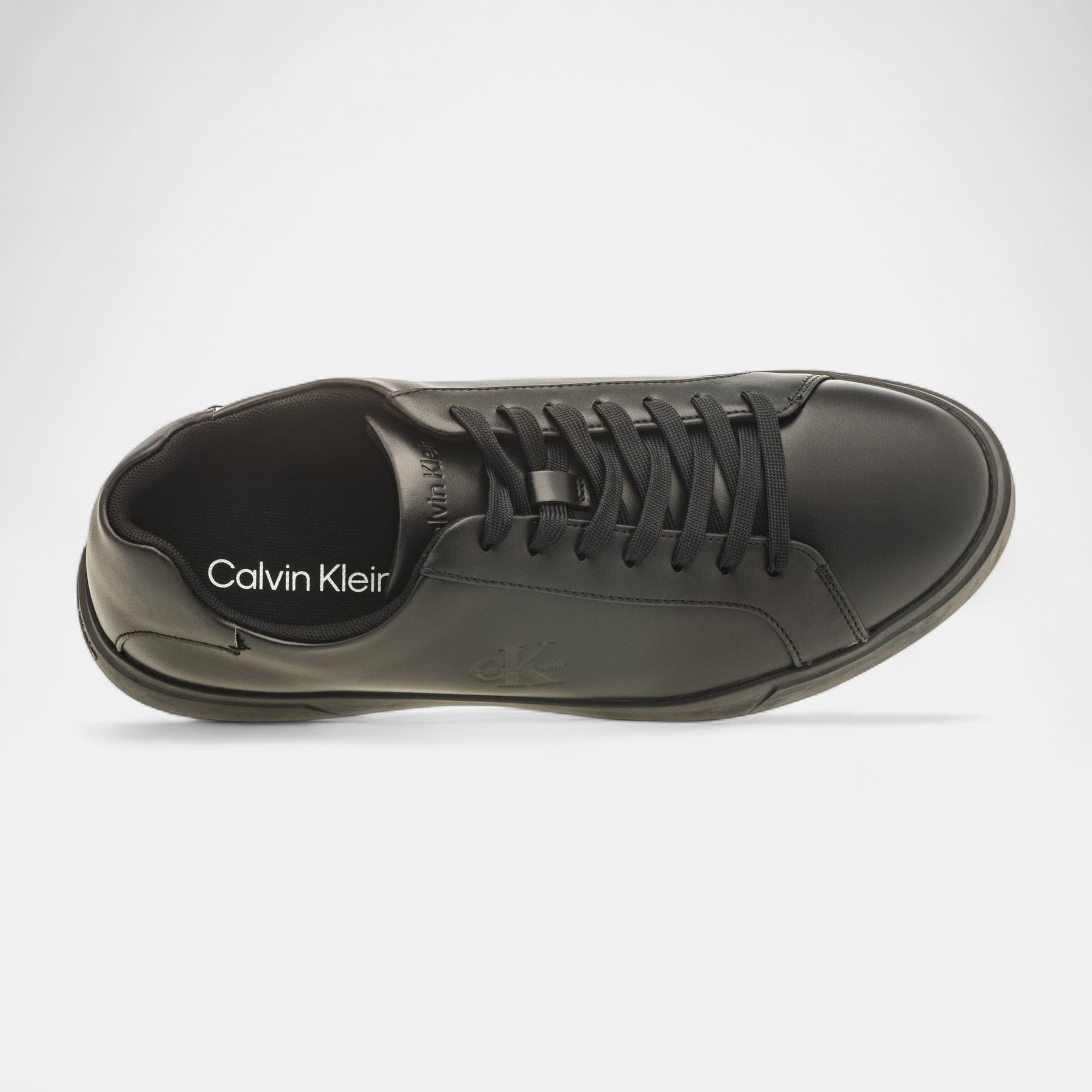 Baskets Homme en cuir noir