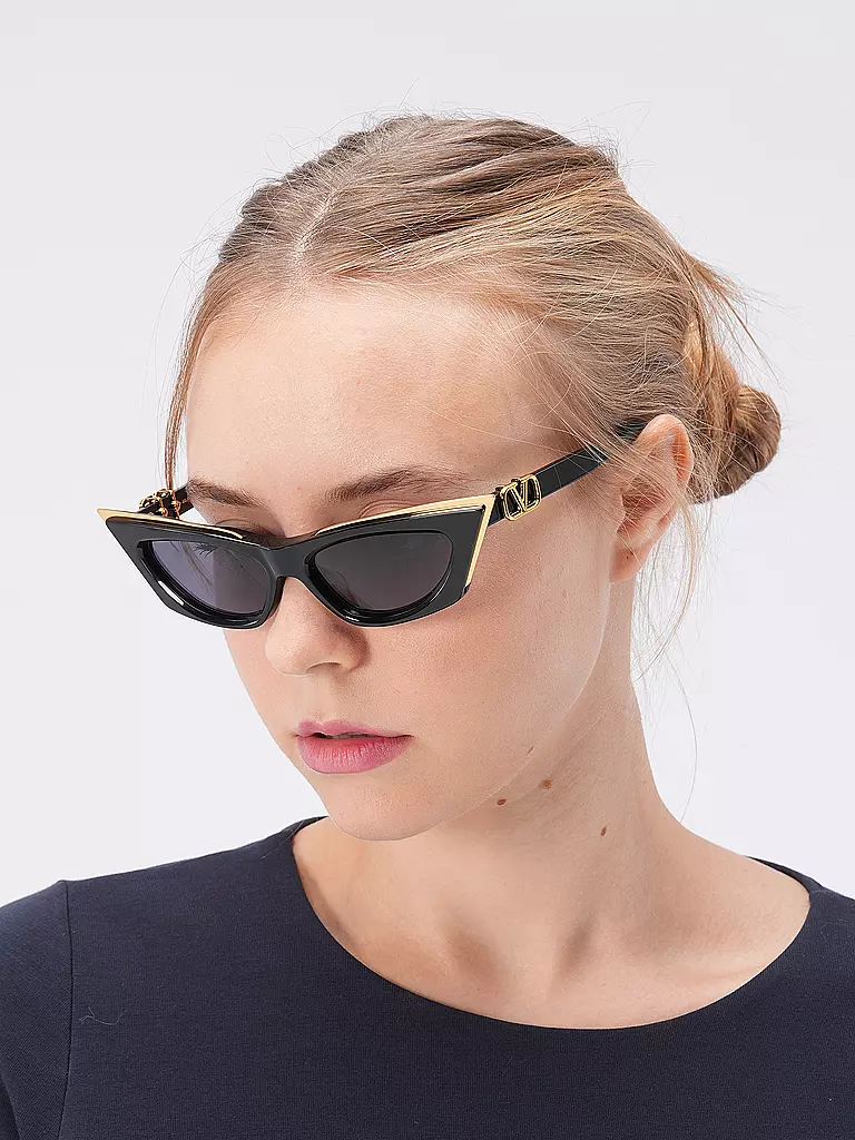 VALENTINO Sonnenbrille V-GOLDCUT-I/55 schwarz