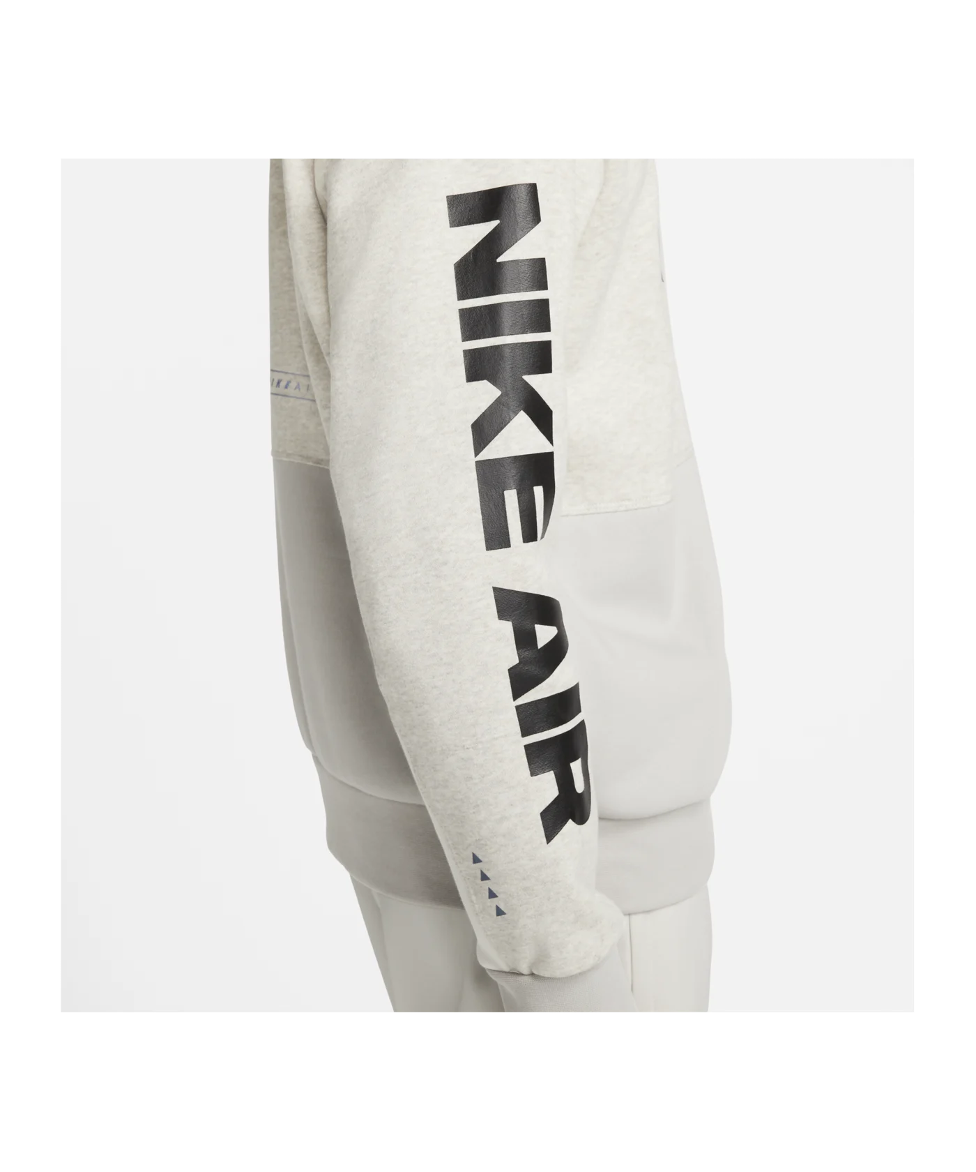 Nike Air Brushed-Back Fleece Hoody Grau F012
