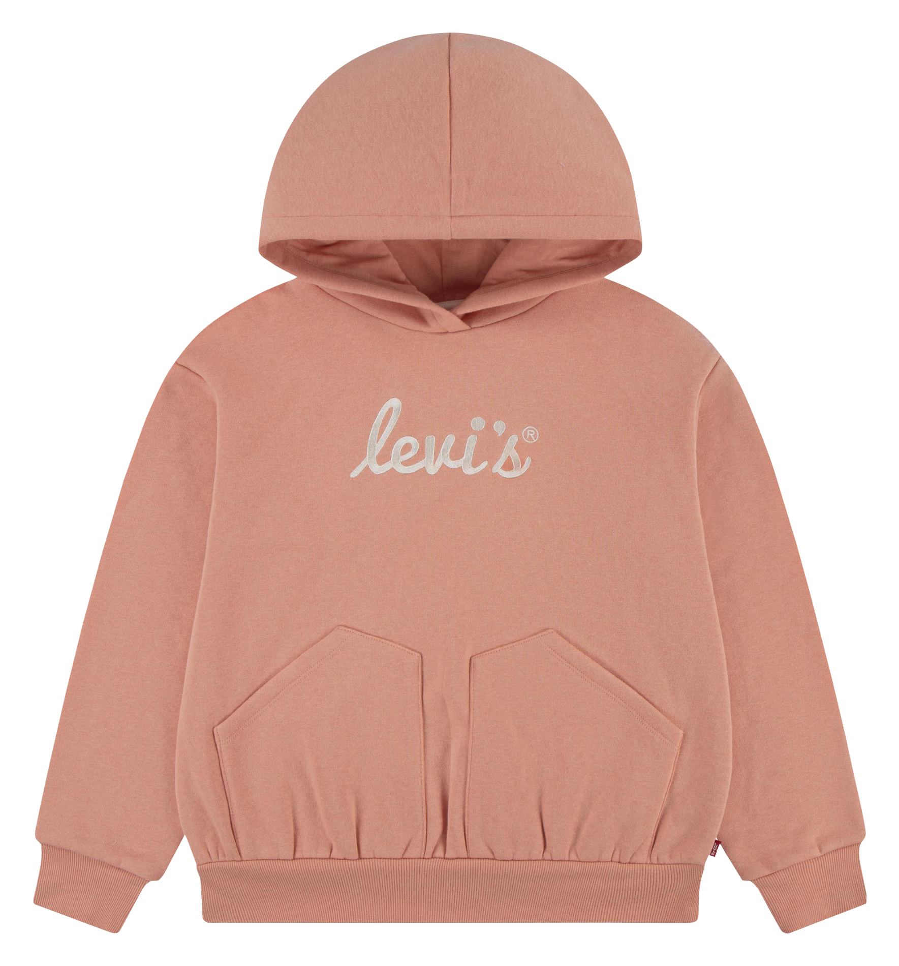 Sweat à capuche en coton bio mélangé | Orange