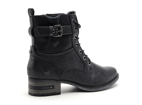 Mustang boots bottine talons femme 1229521 bleu