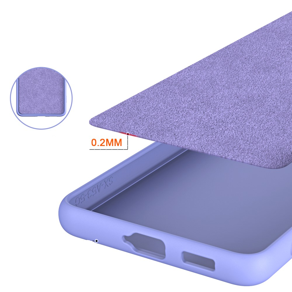 Samsung Galaxy S24 Gummi Case Schutzhülle mit Kameraschutz - Lila