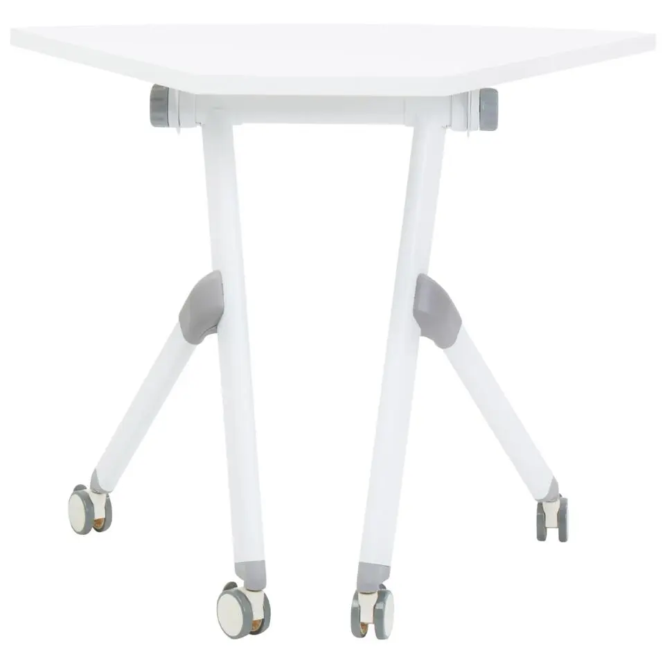 BENDI - Bureau inklapbaar - Wit - 90 x 64 cm - Metaal