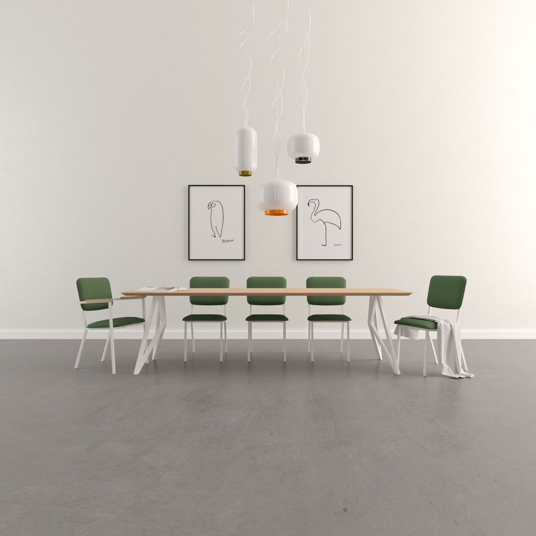 Studio HENK   Butterfly White Eettafel