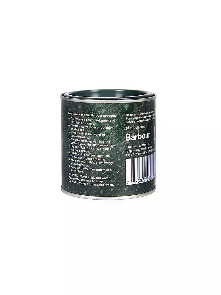 BARBOUR Wachspflege Thornproof (Dose 200ml) transparent