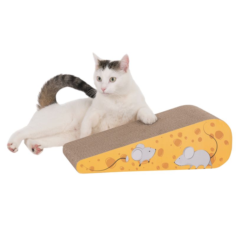 Griffoir chenille en carton ondulé
