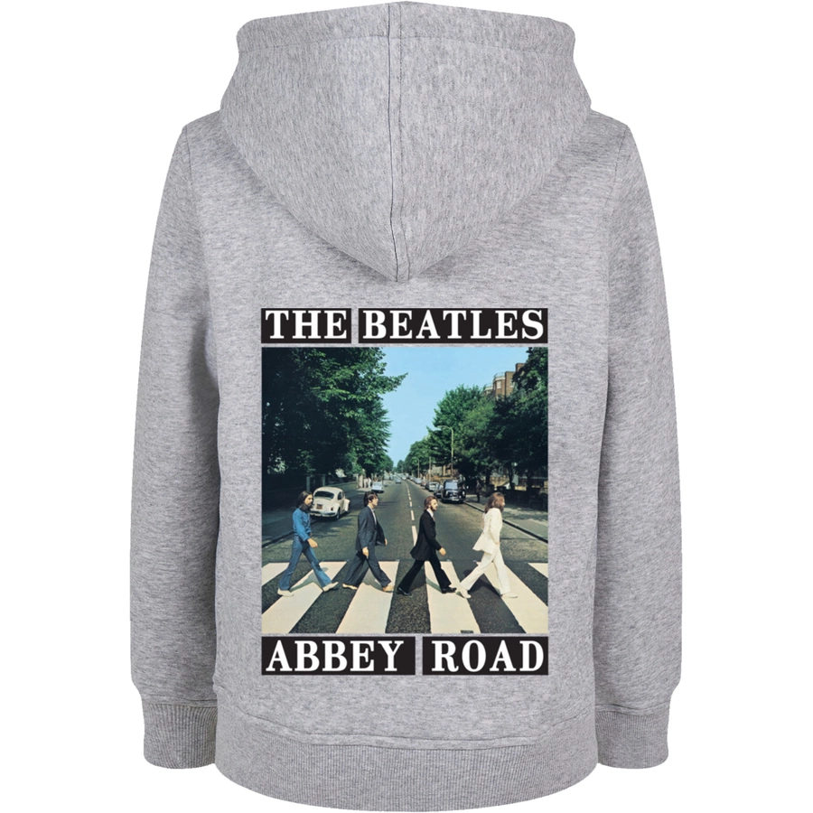 F4NT4STIC Basic Kids Hoodie The Beatles Abbey Road heathergrey