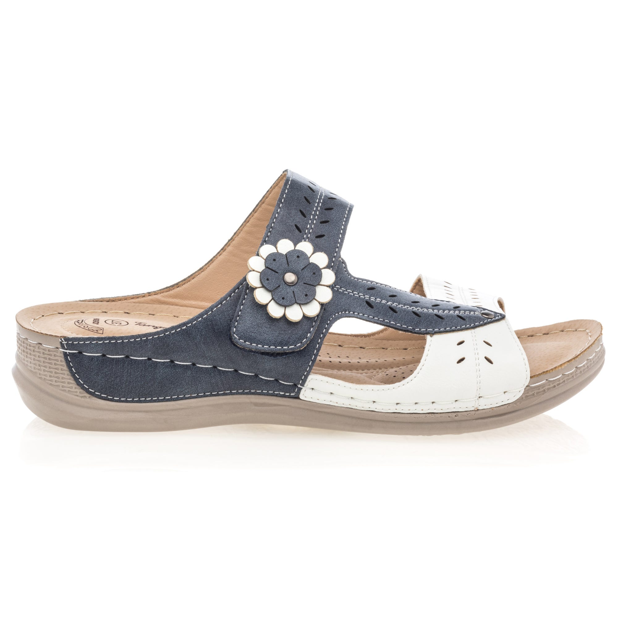 Mules Femme bleu marine