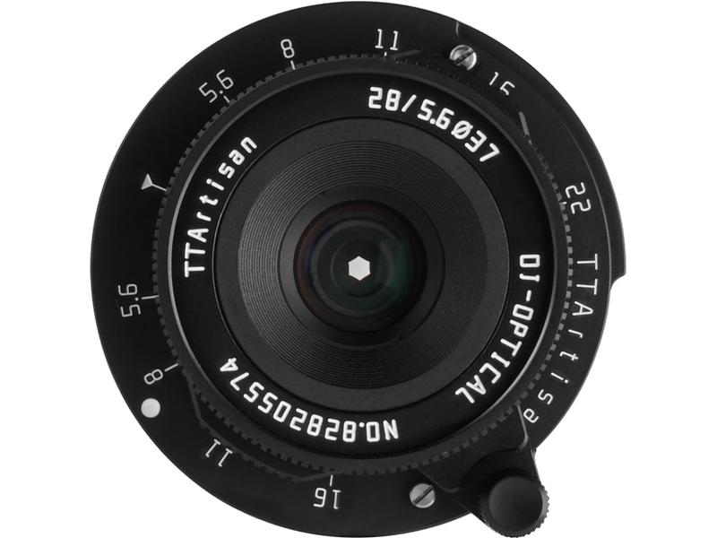 TTArtisan Festbrennweite 28mm F/5.6 – Leica M - Schwarz Ideales Objektiv für die Strassenfotografie mit hyperfokaler Fokussierung
