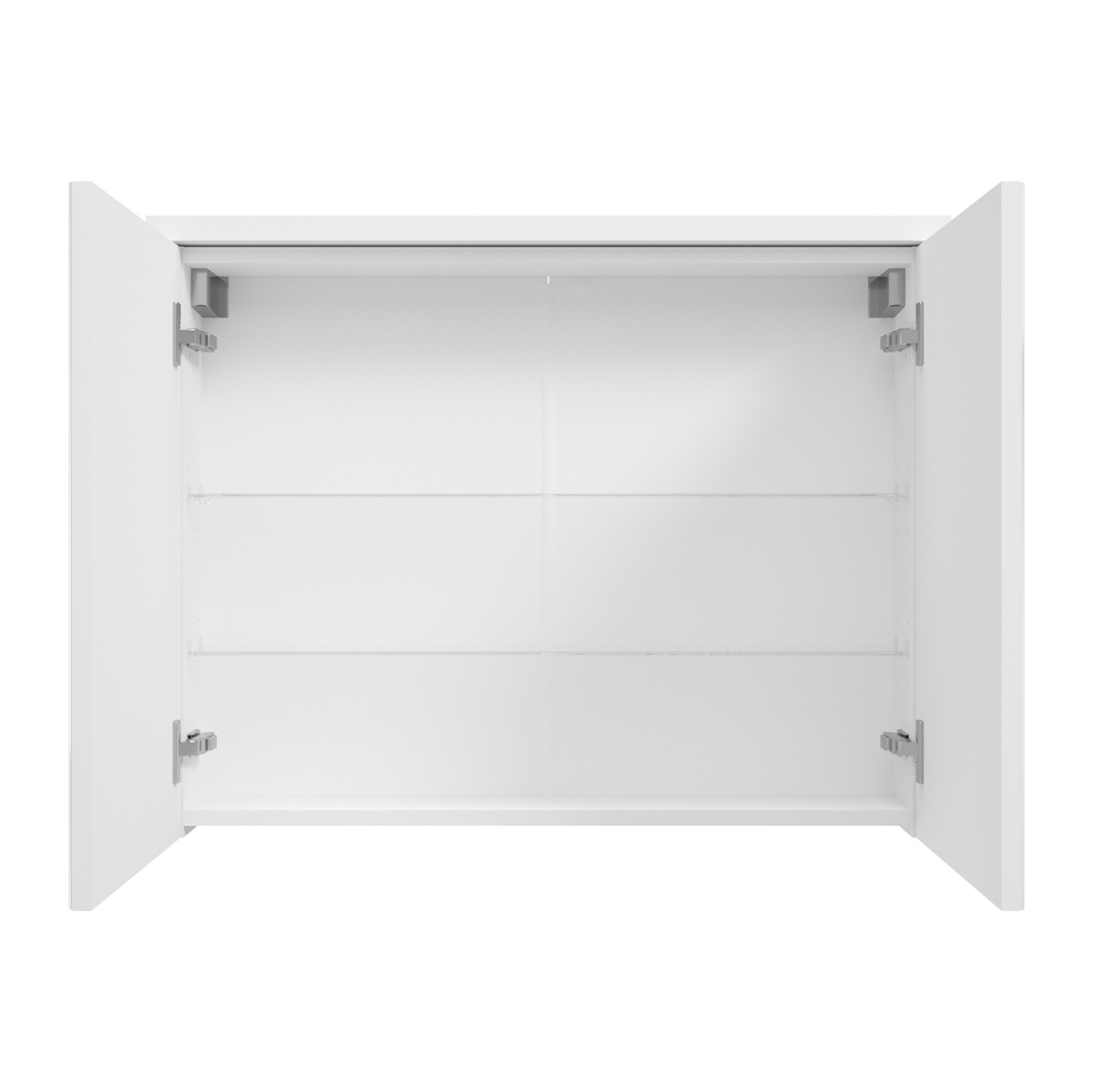 Fontana Basic spiegelkast 80cm met 2 deuren wit mat