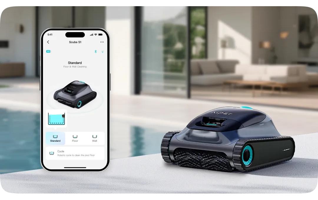 Poolreinigungs-Roboter Scuba S1<br>Kabelloser Roboter-Poolreiniger