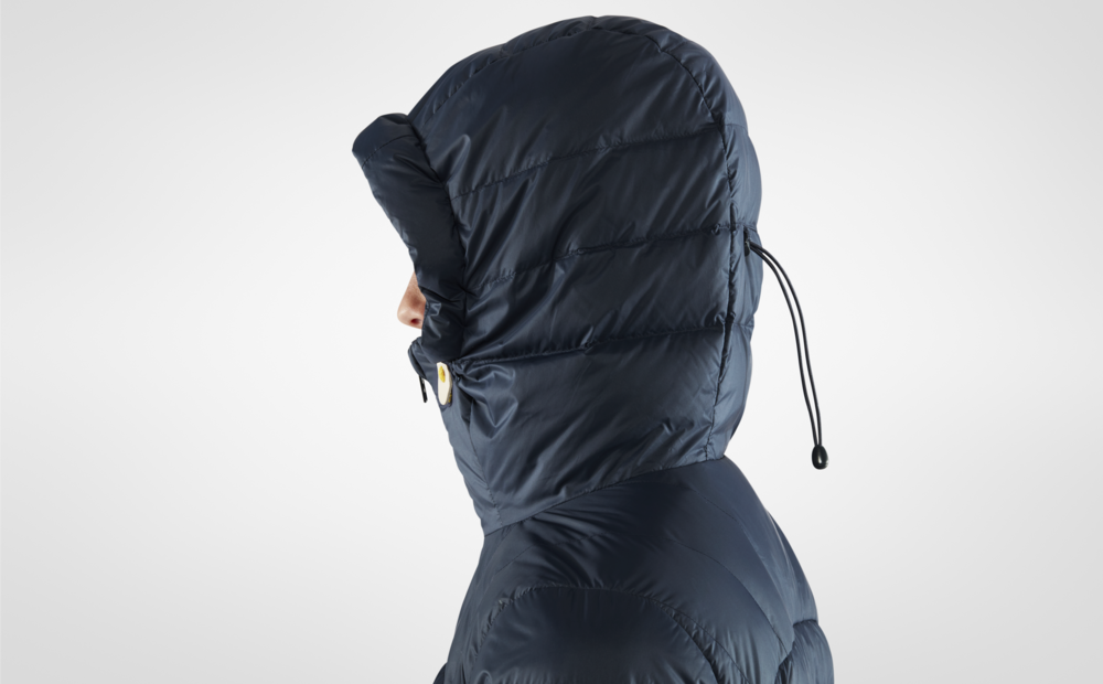 Fjällräven Expedition Pack Down Hoodie, Dame<br>Veldig lett dunjakke