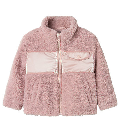 Name It Fleecejacke - Teddy - NmfMiffi - Pale Mauve