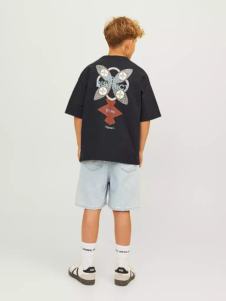 JACK & JONES Jungen T-Shirt  JORNOHO  schwarz