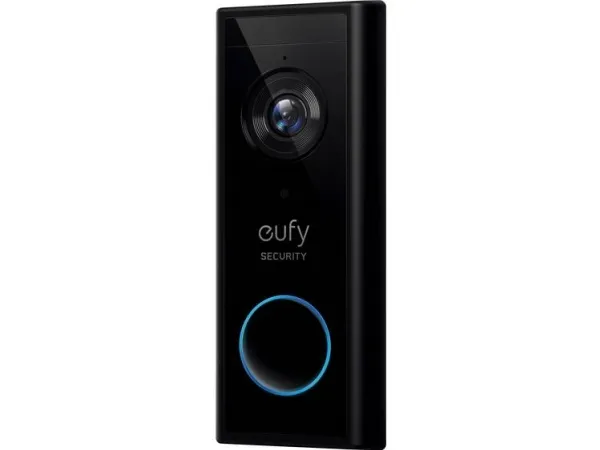 Eufy Security Video Doorbell - Dørklokkesæt - trådløs - Wi-Fi - 2.4 Ghz