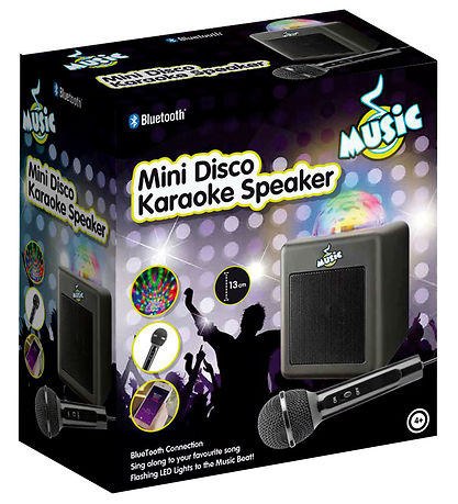 Music Karaokes?t - Disco Speaker m. Mikrofon