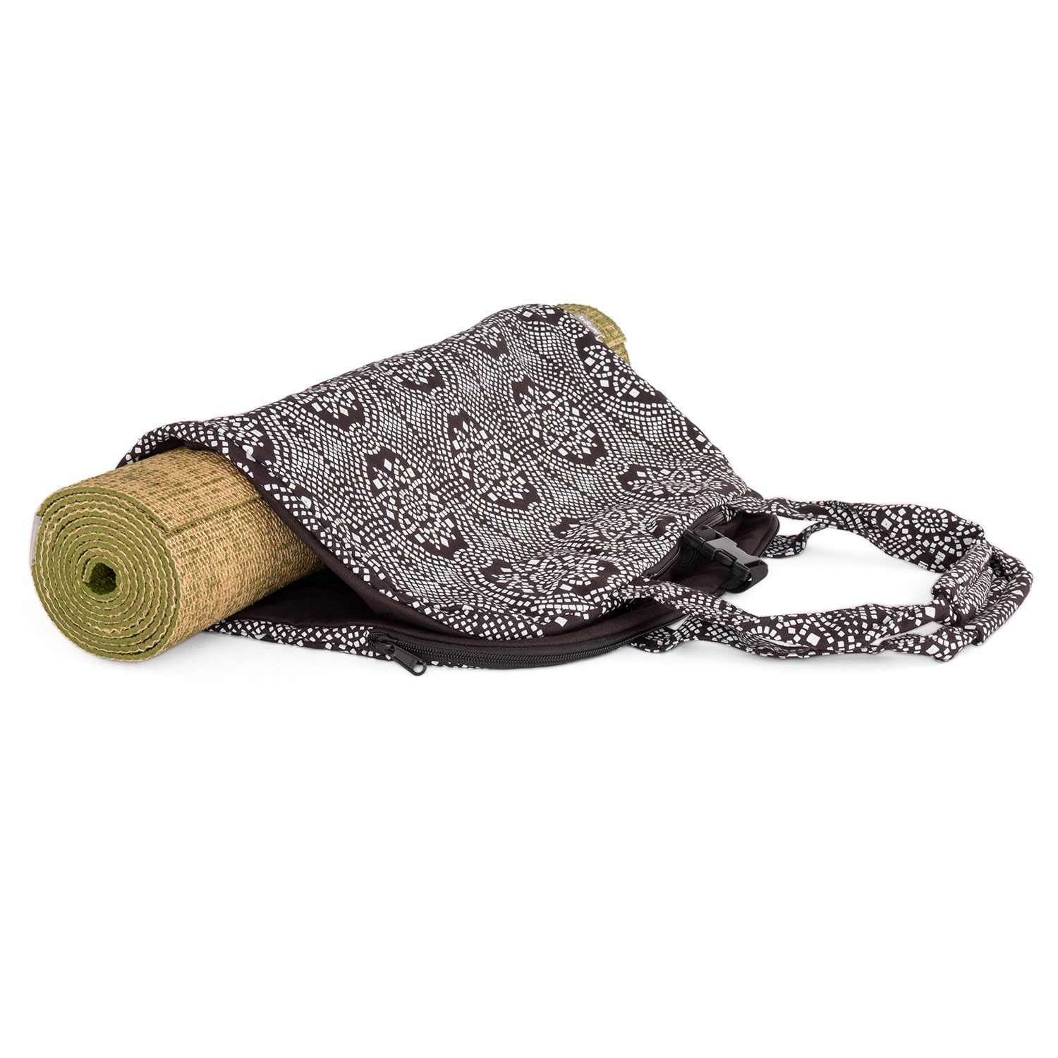 bodhi Maharaja Collection: Gemusterte Yoga Bag NAMASTÉ 