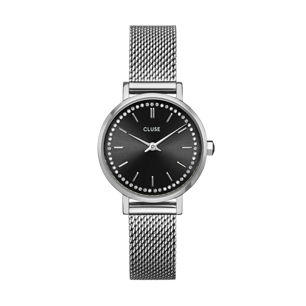 Montre Cluse Boho Chic Petite Acier Blanc