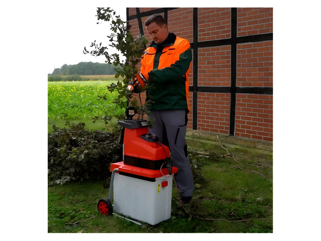 Hecht jardin 6285 XL Broyeur de vegetaux electrique 2800 W Bac collecteur 60 L BB LOISIR